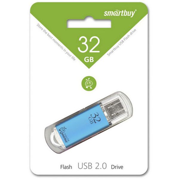 Флеш-диск Smartbuy 32GB V-Cut Blue(SB32GBVC-B) фото