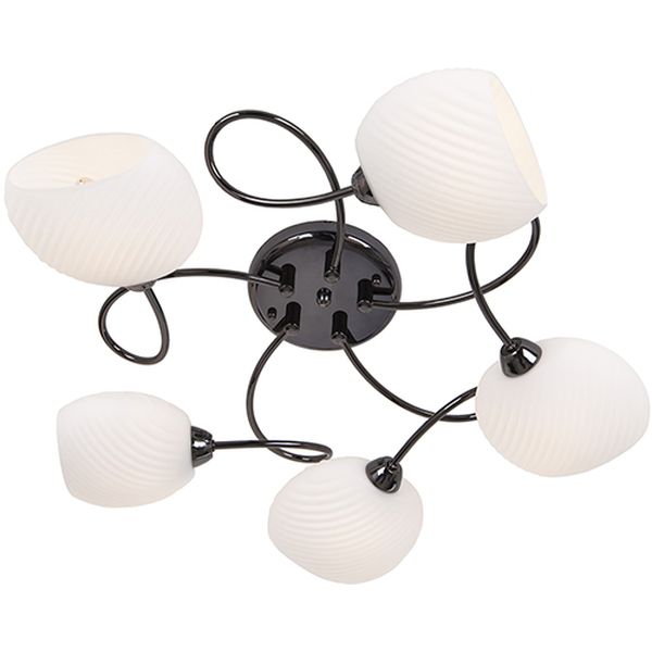 Светильник потолочный Idlamp Elda853/5PF-Black хром