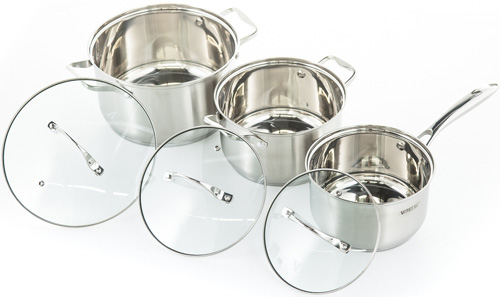 Набор кастрюль (нержавейка) Vitesse VS-2060