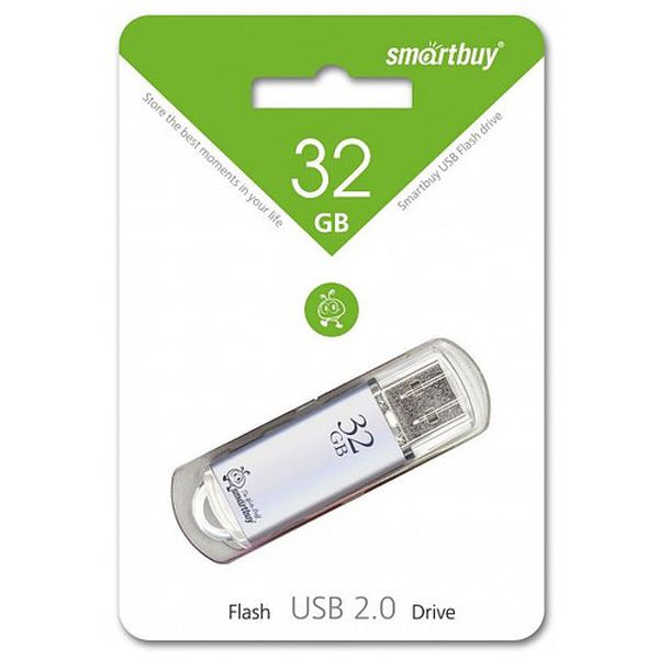 Флеш-диск Smartbuy 32GB V-Cut Silver(SB32GBVC-S) фото