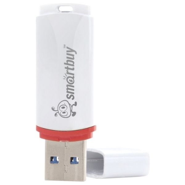 Флеш-диск Smartbuy Crown 64GB USB2.0 белый фото
