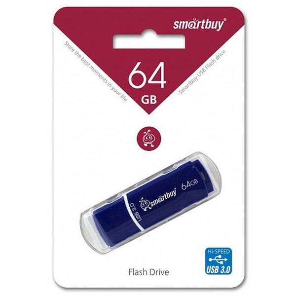 Флеш-диск Smartbuy SB64GBCRW-BL