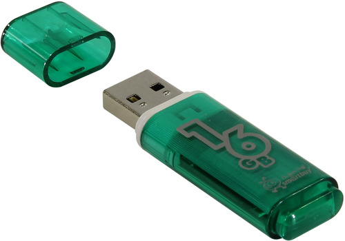 Флеш-диск Smartbuy 16GB Glossy Green(SB16GBGS-G)