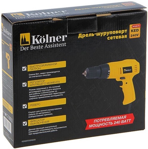 Дрель Kolner кн240вед