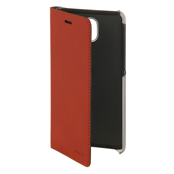 Чехол Nokia Leather Flip Cover для 2 Brown медный