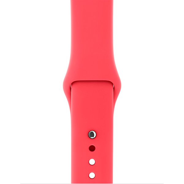 Ремешок Apple 42mm Red Raspberry Sport Band - S/M & M/L фото