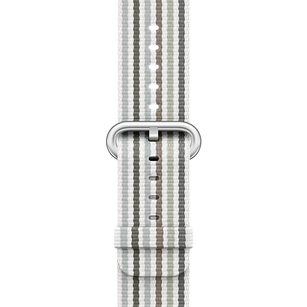 Ремешок Apple 38mm Gray Stripe Woven Nylon фото