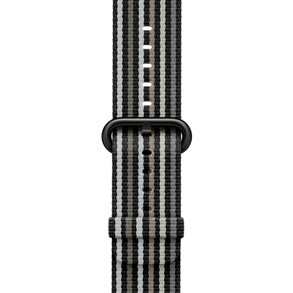 Ремешок Apple 38mm Black Stripe Woven Nylon фото