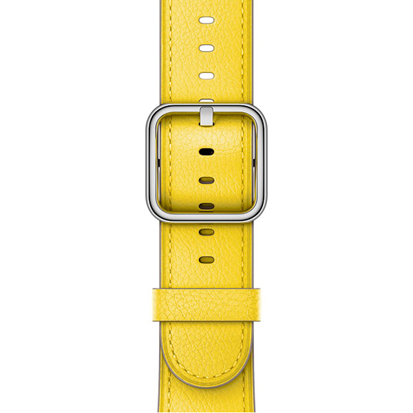 Ремешок Apple 38mm Spring Yellow Classic Buckle фото