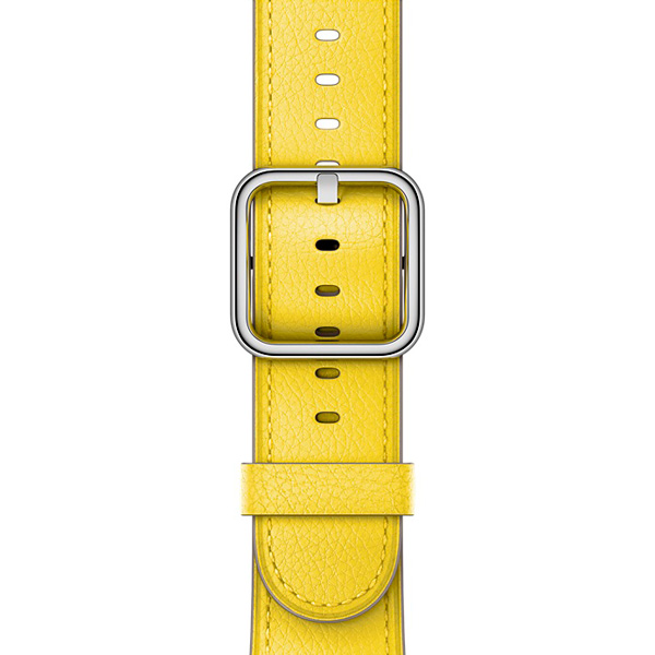 Ремешок Apple 42mm Spring Yellow Classic Buckle фото