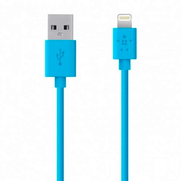 Кабель Belkin USB папа/8-pin Lightning папа 1,2м синий