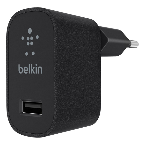 Сетевое зарядное устройство Belkin 1xUSB 2,4А черный