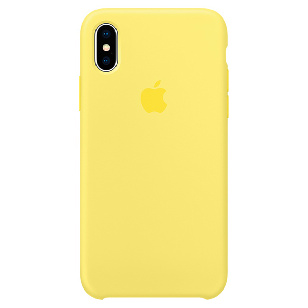 Чехол Apple iPhone X Silicone Case Lemonade фото