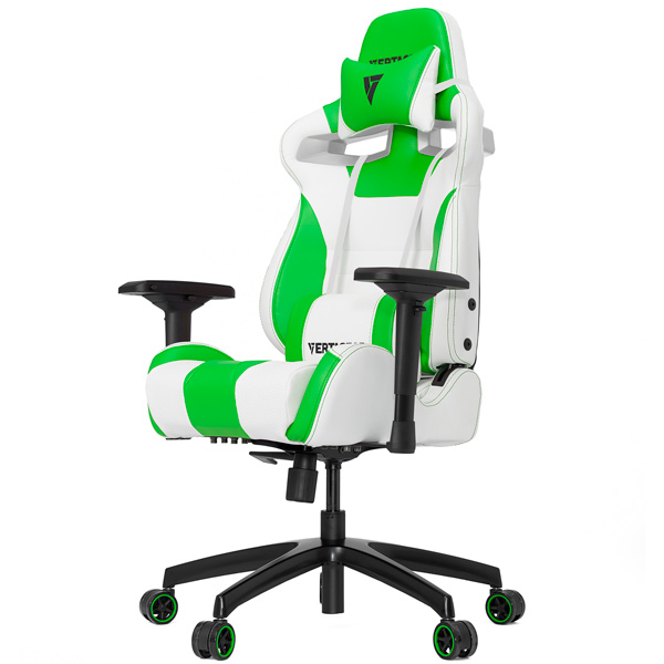 Кресло компьютерное игровое Vertagear Racing S-Line SL4000 White/зеленый