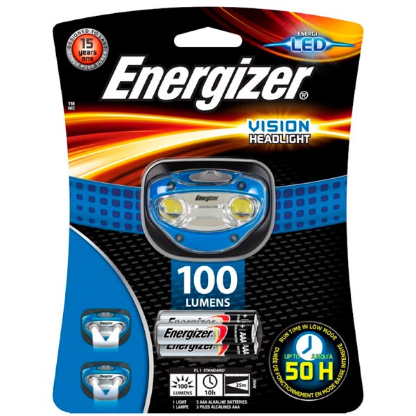 Фонарь бытовой Energizer Vision Headlight (E300280302)