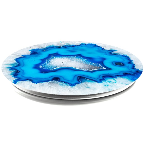 Кольцо-держатель для телефона Popsockets ледяной синий Agate (101447)