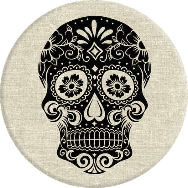 Кольцо-держатель для телефона Popsockets Sugarskull On Linen (101689)
