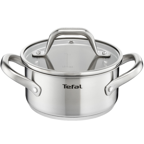 Набор кастрюль (нержавейка) Tefal Hero 2шт.: кастрюля 20см + ковш 16см (E825S474)