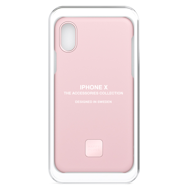 Чехол Happy Plugs 9165 Slim Case для iPhone X, Pink Vanilla
