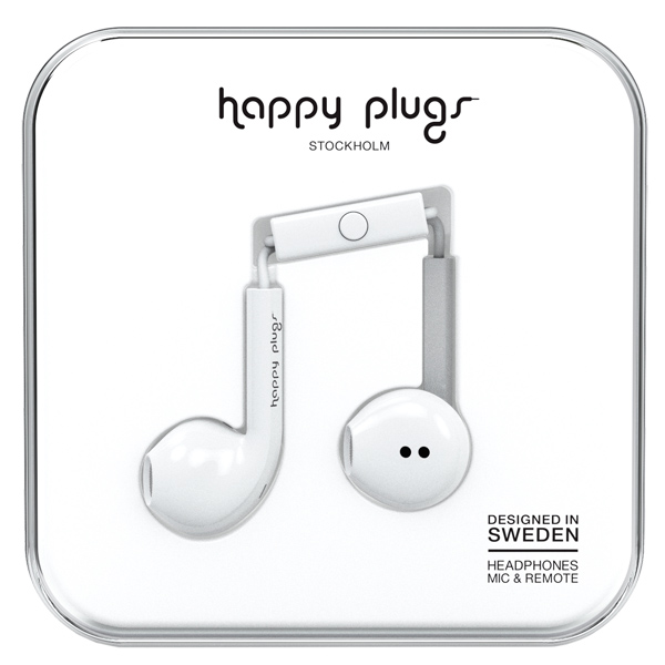 Наушники внутриканальные Happy Plugs 7819 White