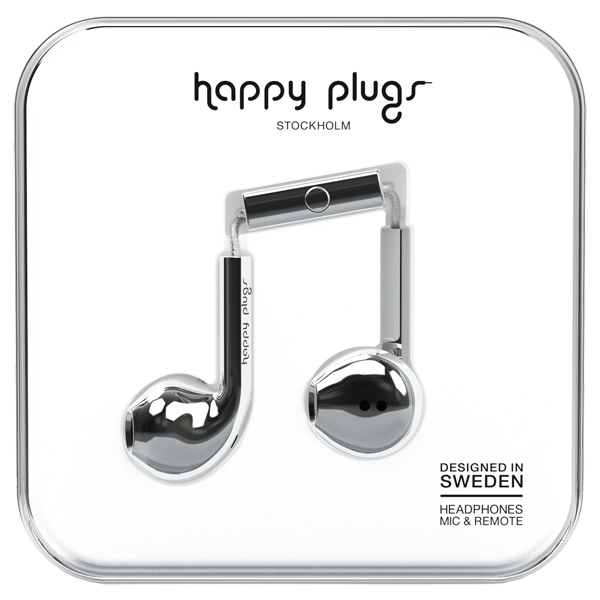 Наушники внутриканальные Happy Plugs 7822 Silver