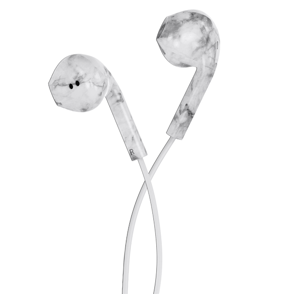 Наушники внутриканальные Happy Plugs 7828 White Marble
