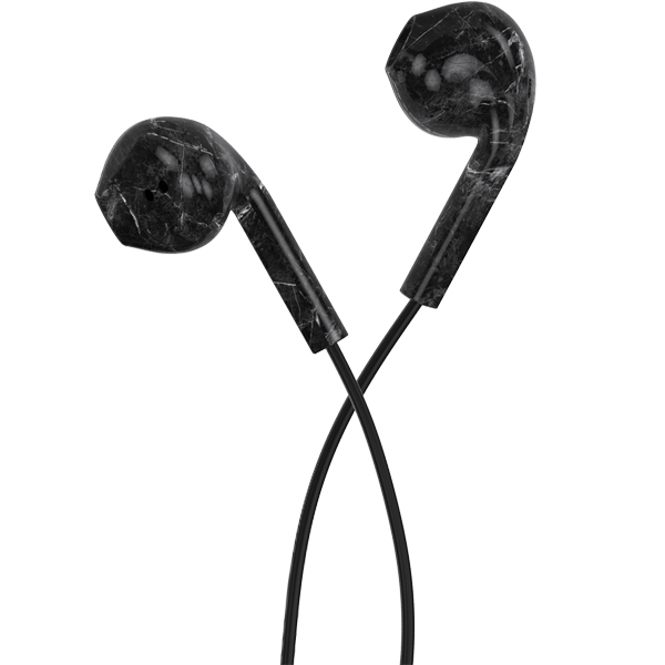Наушники внутриканальные Happy Plugs 7829 Black Marble