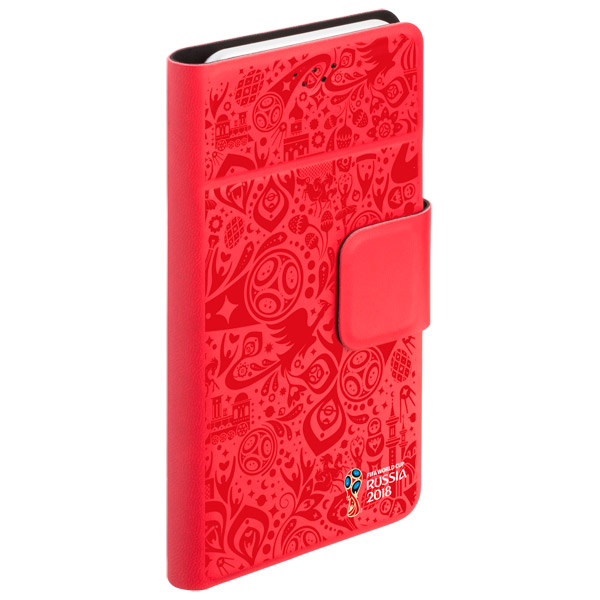 Универсальный чехол для смартфона 2018 FIFA WCR Official Pattern 4,3"-5,5" Red (104566)