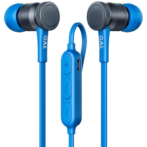 Наушники внутриканальные Bluetooth Gal BH-2004 Blue фото