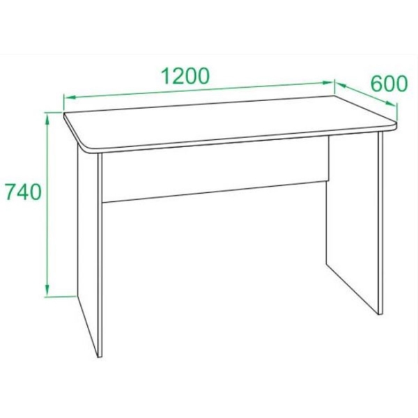 Стол компьютерный Сокол Меб.фабрика СПМ-02 ВЕНГЕ