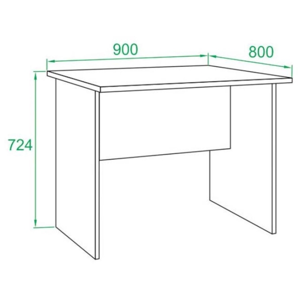 Стол-приставка для переговоров Сокол Меб.фабрика СПР-02 Венге