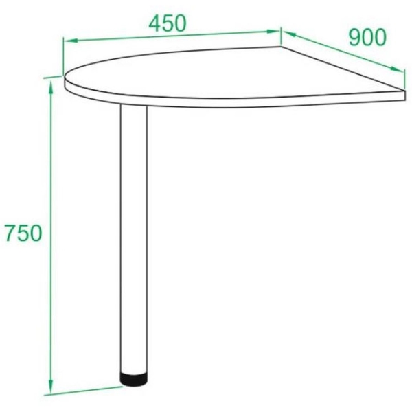 Брифинг-приставка для СПР-04, СПР-05 Сокол Меб.фабрика СПР-03 ВЕНГЕ
