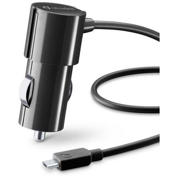 Автомобильное зарядное устройство Cellular Line CLBCBRMICROUSBK фото