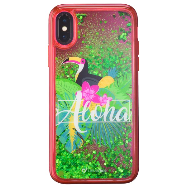 Чехол Cellular Line Stardust Aloha для Apple iPhone X фото