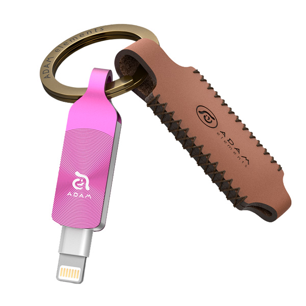 Флеш-диск для Apple Adam Elements 64GB iKlips DUO+ MFI Lightning Purple