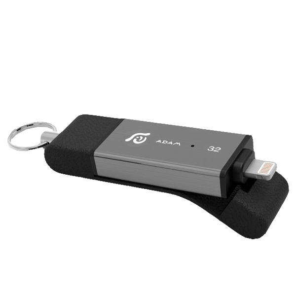 Флеш-диск для Apple Adam Elements 32GB iKlips DUO MFI Lightning Grey