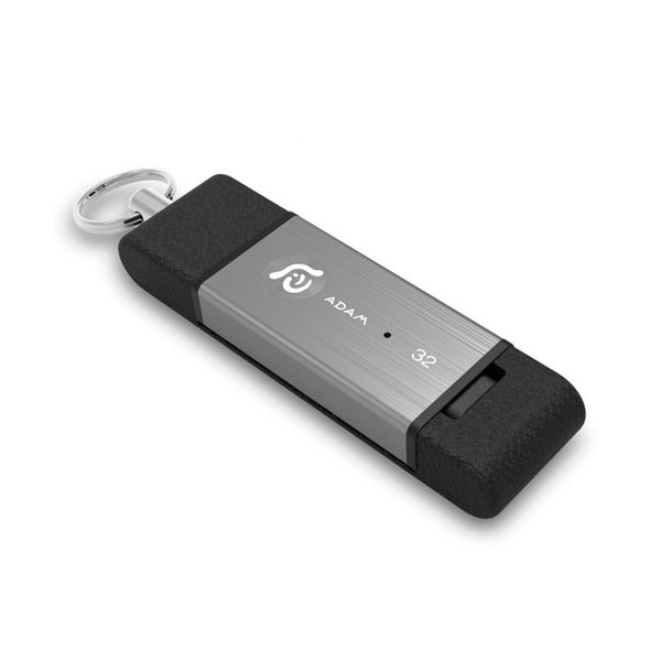 Флеш-диск для Apple Adam Elements 32GB iKlips DUO MFI Lightning Grey