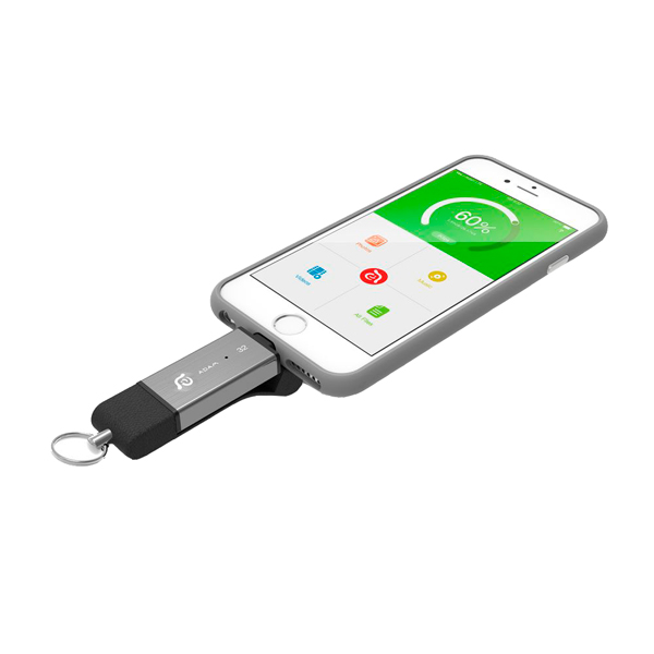 Флеш-диск для Apple Adam Elements 32GB iKlips DUO MFI Lightning Grey