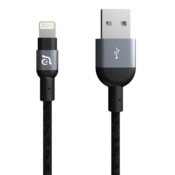 Кабель Apple Adam Elements Aluminum MFI Lightning Cable PeAk 20B Grey