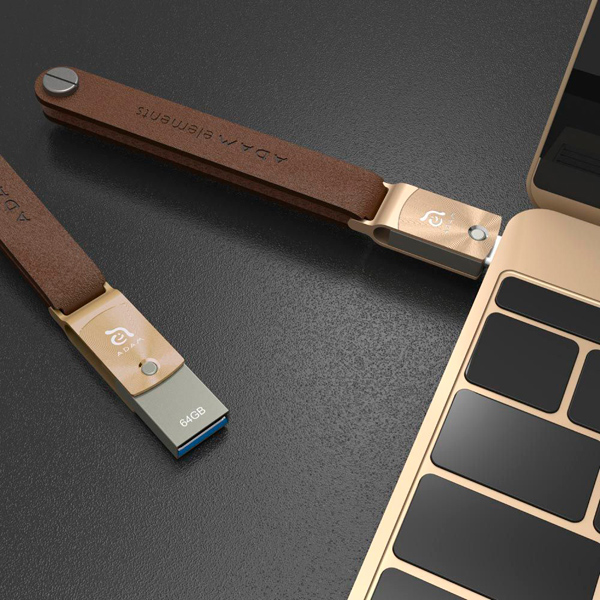 Флеш-диск Adam Elements OTG ROMA 64 Gold