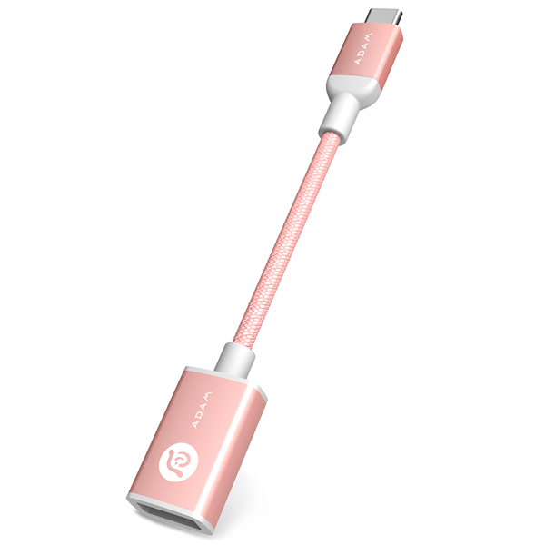 USB-адаптер Adam Elements Type C - Adapters CASA F13 RoseGold фото