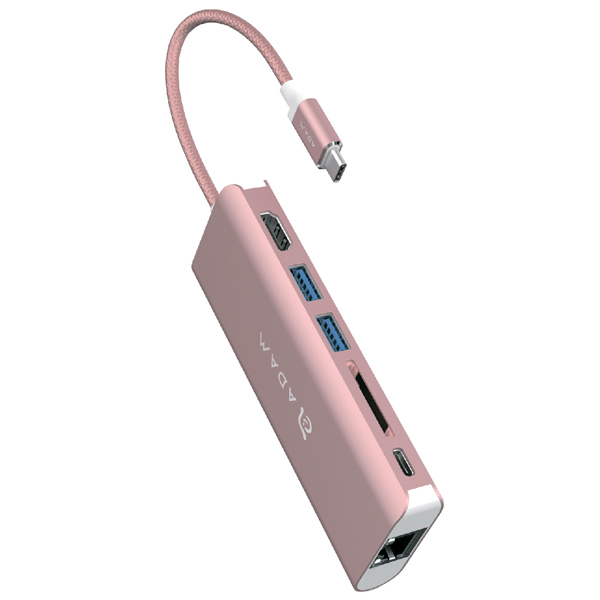 Переходник Adam Elements Type C - HUB CASA Ao1 Rose Gold фото