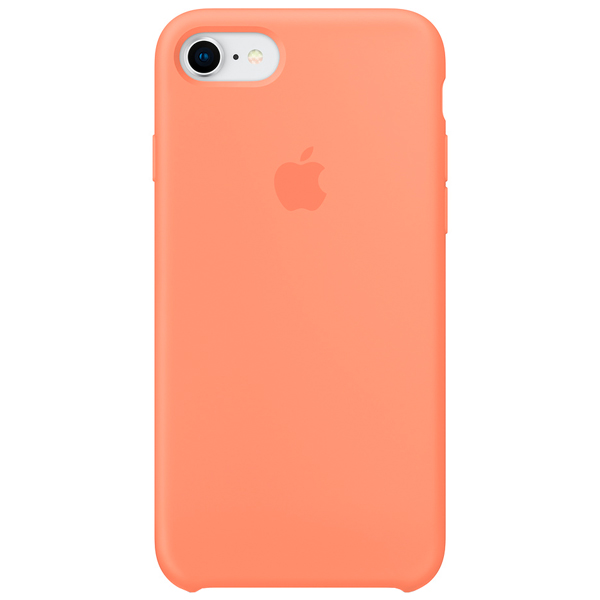 Чехол Apple iPhone 8 / 7 Silicone Case, персиковый