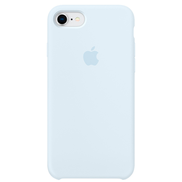 Чехол Apple iPhone 8 / 7 Silicone Case, небесно-голубой фото