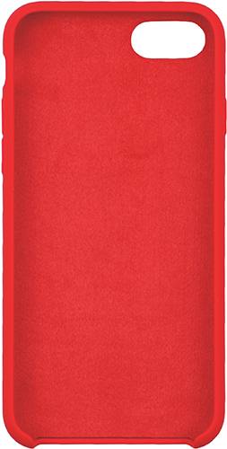 Чехол InterStep Soft-T Metal Apple iPhone8 Красный