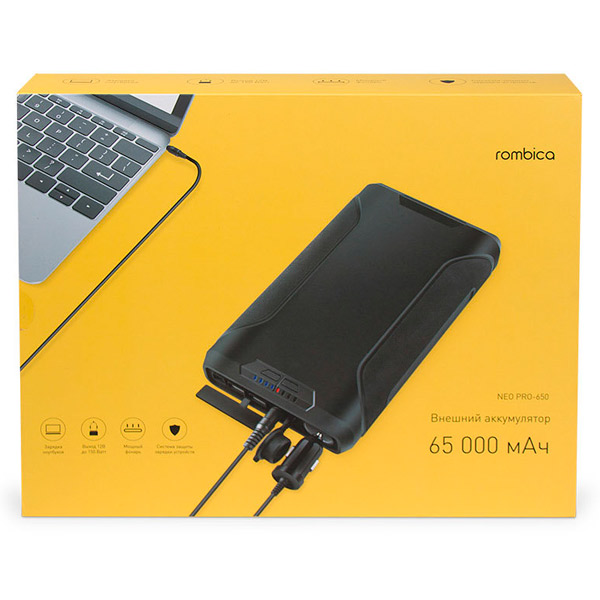 Аккумулятор для ноутбука Rombica NEO PRO-650 65 000 mAh