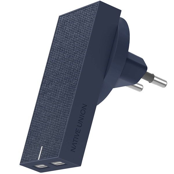 Сетевое зарядное устройство Native Union SMART-2-MAR-FB-INT Blue фото