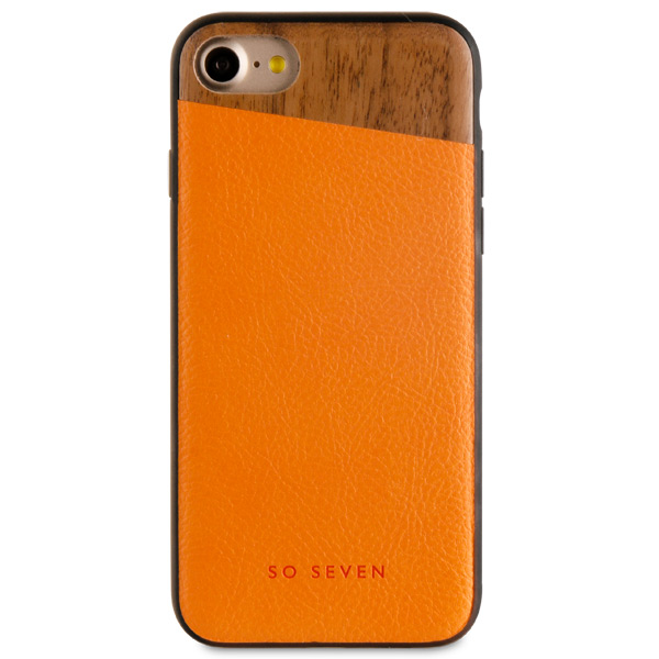 Чехол So Seven The Dandy Wood Orange (SVNCSGLCUB2IP8) фото