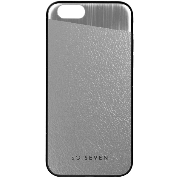 Чехол So Seven Metallic Effect Silver (SVNCSMPU2IP8)