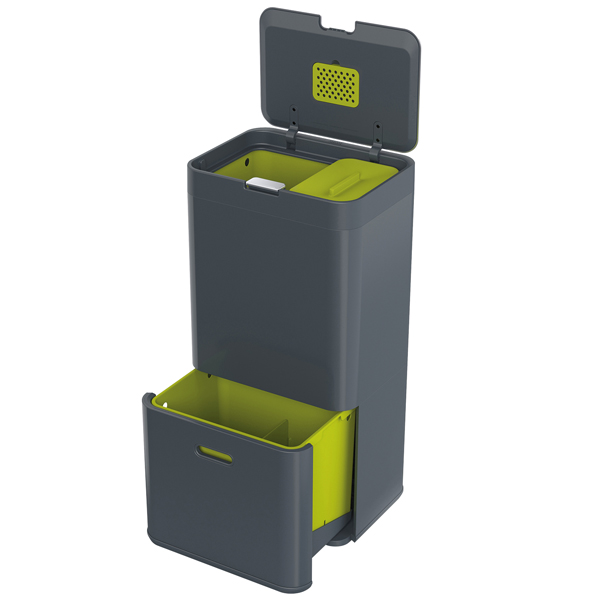 Контейнер для мусора Joseph Joseph Totem 60 л. Graphite 30002 фото